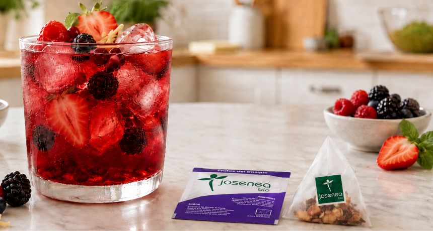 Mocktails con infusiones - Frutas del Bosque
