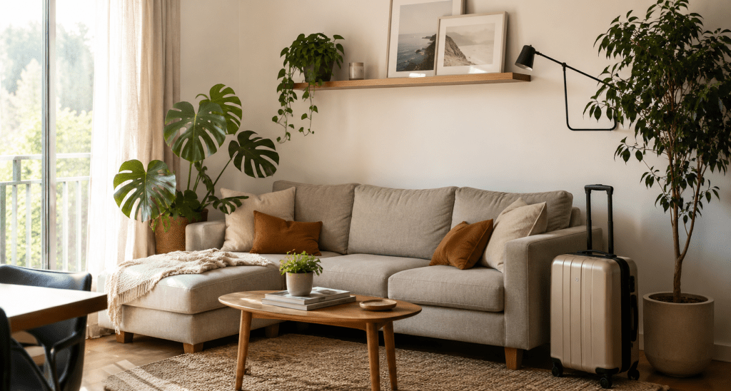 Plantas de interior sanas listas para sobrevivir a las vacaciones